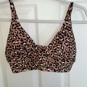 Aerie Cheetah Bikini Top